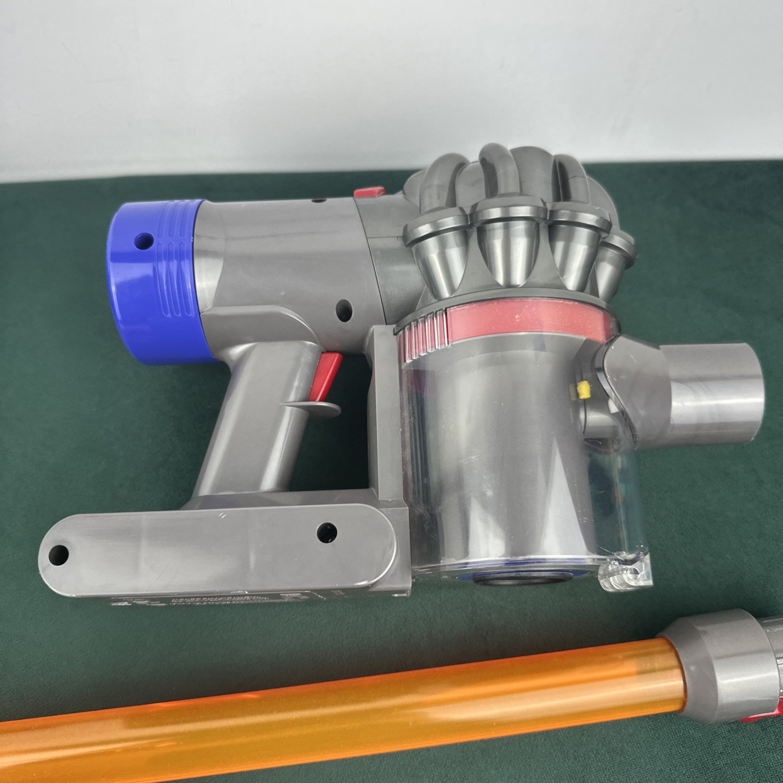 Kids Casdon Dyson Cord Free Handheld Toy Vacuum Cleaner 687-68799 Preowned Works