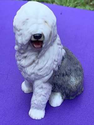 Aynsley Old English Sheep Dog Porzellan Figur Made In England 1980