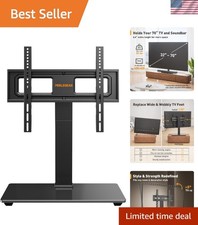 Universal Swivel TV Stand Base for 32  70 inch TVs, Height Adjustable Table To...