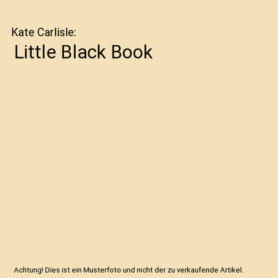 Little Black Book, Kate Carlisle