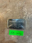 1 ENGLEHARD 1 OZ. .999 FINE SILVER BAR "LOW NUMBER"