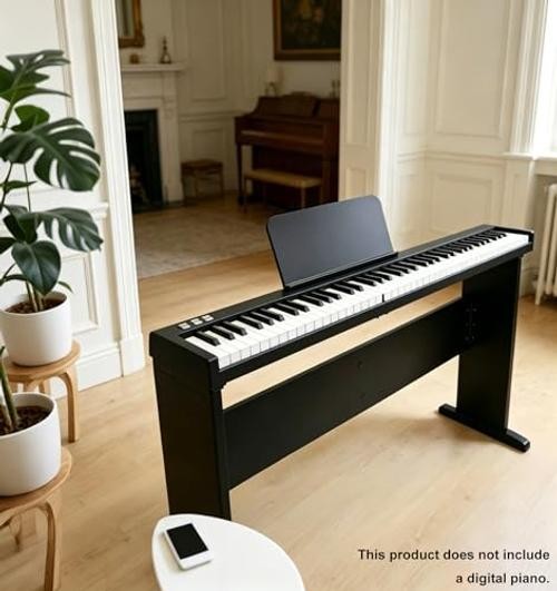 Supporto per pianoforte in legno regolabile per tastiere digitali - universale foto 3
