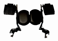 Wheelchair Elevating Legrests with Padded Calf Pads 1 pair