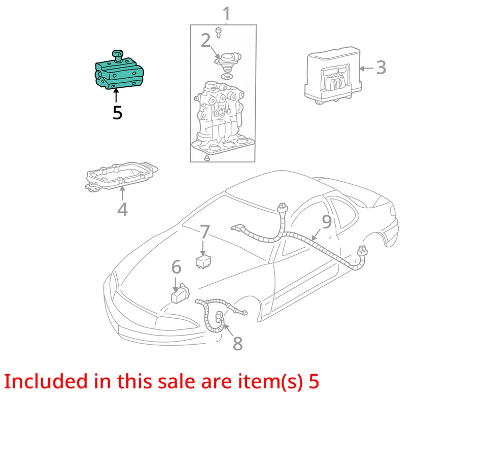 OLDSMOBILE CHEVROLET GRAND AM ALERO 1997-2000 VÁLVULA ASM BRK HÉLICE 18029841 NUEVO Foto 2 de 3