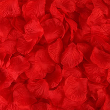 1000 Pcs Artificial Fake Rose Petals,Flower Petals for Romantic Night, Engagemen