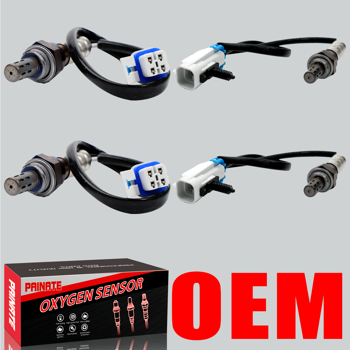 Brand 4X OEM Up & Downstream Oxygen O2 Sensor For Chevy Silverado GMC 234-4668