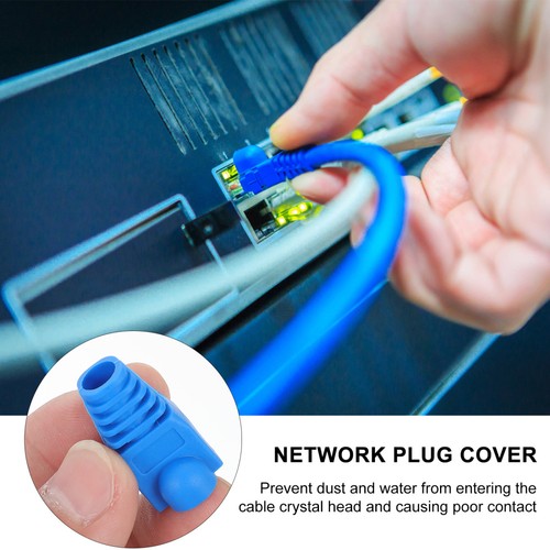 100 PCS Cable Protection Case Work Electrical Crimp Connectors Boots Cap - 第 12/12 張圖片