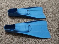 Vintage Swim Fins Baleazes Baletazes Nemrod Blue Size 4-6 UK 3.5-5 Flippers
