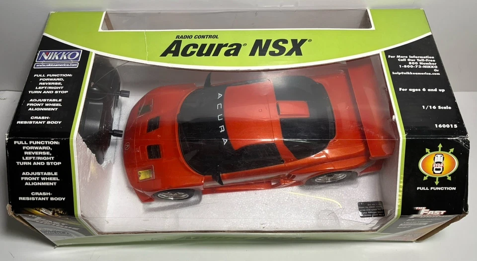 NIKKO Radio Control 1/16 Rc Car The Fast and the Furious Acura NSX Tested - Image 2 of 4