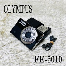 OLYMPUS CAMEDIA FE-5010 Black Digital Camera 12MP Compact Zoom Tested