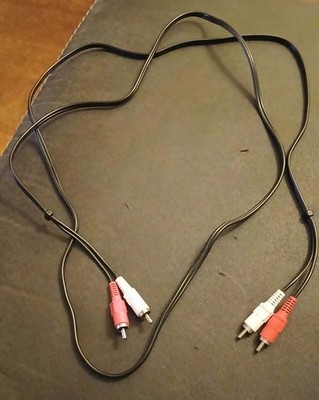 6ft Audio 2RCA Male to 2RCA Male Cable 2 RCA Stereo Red White Aux 2 RCA Wire