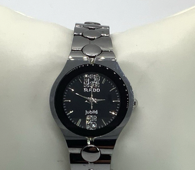Rado Jubile Black Watch With Diamonds | eBay