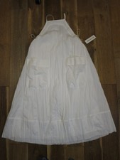 Urban Outfitters 81722258 Womens White Pockets Oversized Wrinkle Dress Sz XS NWT