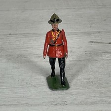 BRITAINS FROM SET NO. 1554 ROYAL CANADIAN MOUNTIE POLICEMAN - RARE 1940'S 2.5