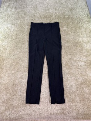 Have Women's Stretch Straight Leg Pants Black Size Medium Mid Rise 28x26 E769