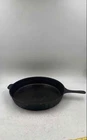 Vintage Lodge Black Cast Iron Round Deep Cookware Skillet Frying Pan