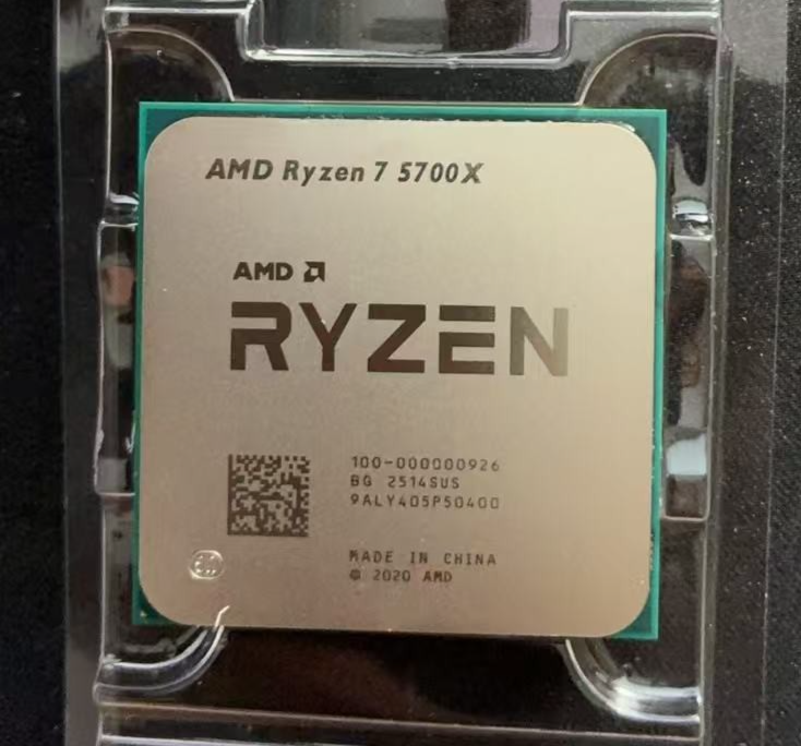 AMD Ryzen 7 5700X 8コア CPU new New) AMD Ryzen 7 5700X 8 Core 16 Thread AM4 Unlocked 3.4 GHz