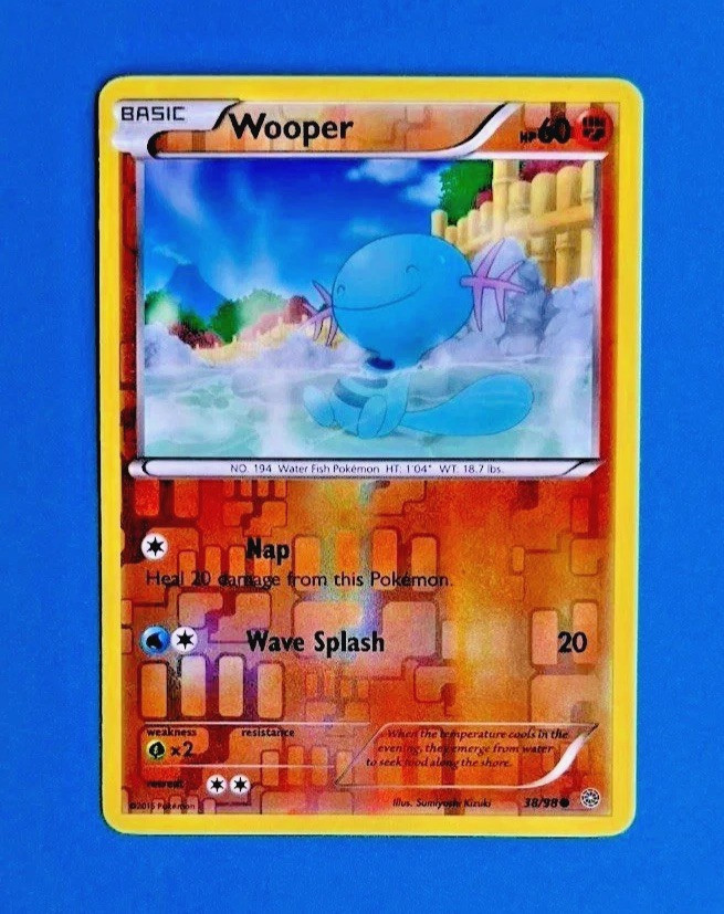 Wooper 38/98 XY-Ancient Origins Reverse Holo