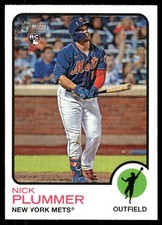 Nick Plummer 2022 Topps Heritage #624 Mets MLB READ FREE SHIPPING AutographDen