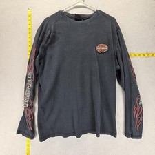 Harley-Davidson Shirt Mens XL Black Thermal L...