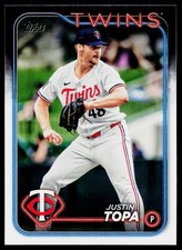2024 Topps Update Justin Topa #US47 Minnesota Twins