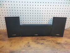 Yamaha NS-C40 Center + NS-B40 Bookshelf Speakers 3-Piece Set Black 100w, 6 ohms