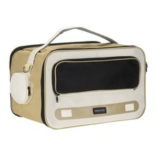 Cat Carrier Breathable Dog Carrier Pet Carrying Case Up to 14.3lbs Khaki