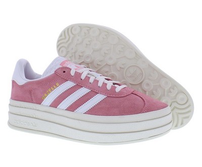 Adidas Gazelle Bold Womens Shoes Size 10, Color: Pink/White