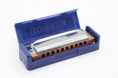 Hohner Blues Harp MS Harmonika Mundharmonika Vintage Made in Germany Etui