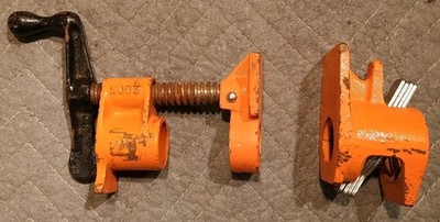 Pony Jorgensen USA 5003 or Rockler 3/4'' Pipe Clamp Set 2pcs Both Ends You Choose
