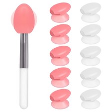  10 Pcs Pinceau Levre Pinceaux À Lèvres Couvoirs De Brosse En Silicone