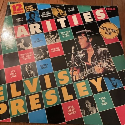 Elvis Presley Vinyl Record LP: Rarities. Good Condition Some Sellotape On Sleeve