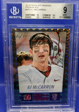 AJ McCarron 1/1 2014 Panini Score Hot Rookies PRIZM BLACK Beckett BGS 9