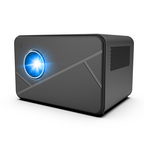 1080P Tragbarer Beamer Projektor Android TV 9.0 Bluetooth WiFi 6 Film Video 8GB - Afbeelding 12 van 13