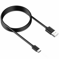 NTQinParts Replacement USB C Data Sync Power Charging Cable Cord for Black
