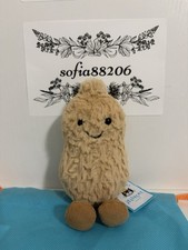 Jellycat AMUSEABLE PEANUT Authentic Soft Plush Toy Fun CUTE Food Collectible NWT