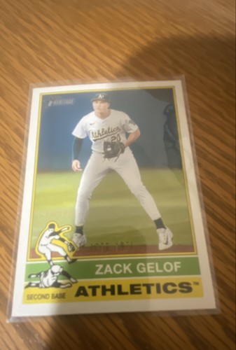 2025 Topps Heritage #170 Zack Gelof | Baseball Card
