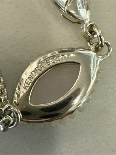 Bracciale Kendra Scott Bryn tono oro con quarzo rosa - Foto 7 di 7