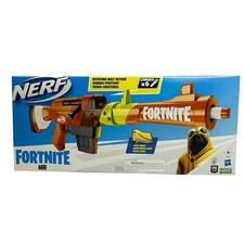 Nerf Fortnite HR Dart Blaster Ruff Wrap Design 6 Dart Elite Clip Fire Toy Gun
