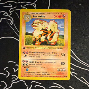 Arcanine Shadowless | eBay