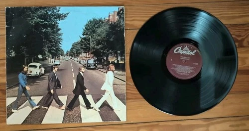 The Beatles - Abbey Road LP Purple Label Reissue Capitol EMI SO-383