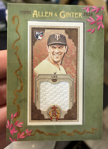 2025 Allen & Ginter Brooks Lee RC Mini Framed Game-Used Relic Twins
