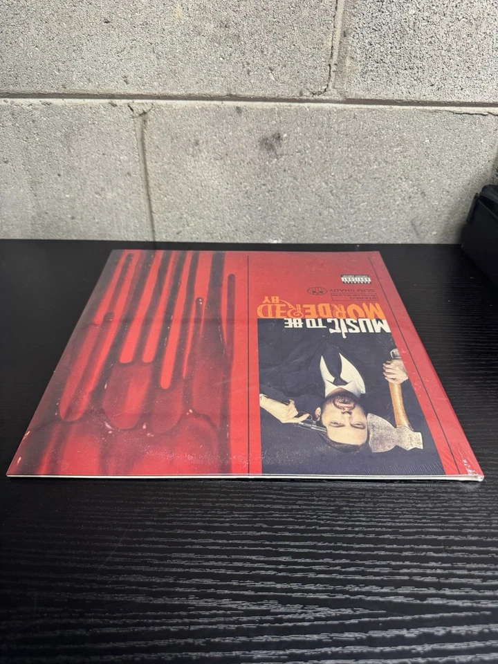 Eminem - музыка быть убит редкая красный черный брызги винил совершенно новый запечатанный - Изображение 3 из 4