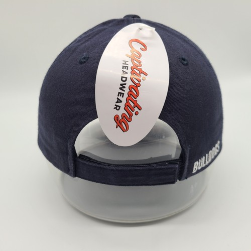 Butler Bulldogs Navy Blue Captivating Headwear Strap Back Hat NWT Embroidered - Picture 3 of 9