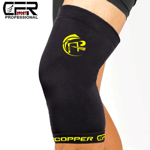 Rodilla de cobre soporte para dolor artritis manga de compresión para entrenamiento deportivo - Imagen 11 de 13