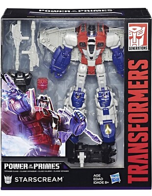 Transformers ~ STARSCREAM ACTION FIGURE ~ Voyager Class ~ Power of the Primes