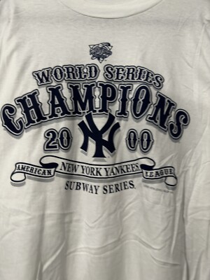 Vintage 2000s New York Yankees World Series Champions T Shirt Size