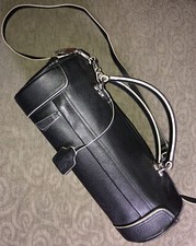 Borsa Lacoste in pelle nera - mini borsone usata