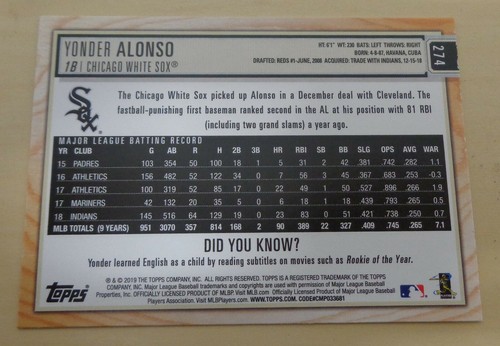 2019 Topps BIG LEAGUE - SINGLES #250 to #299 - Picture 36 of 70