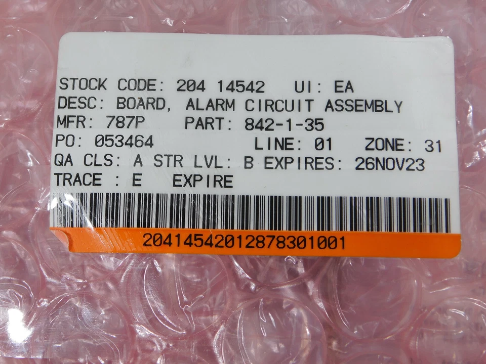 Victoreen 842-1-35 Alarm Circuit Assembly Board - Image 2 of 4